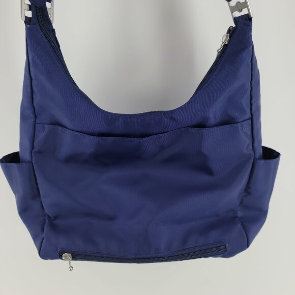 Baggallini Nylon Crossbody Shoulder Bag – Navy – RFID Security – Lightweight - Picture 5 of 7